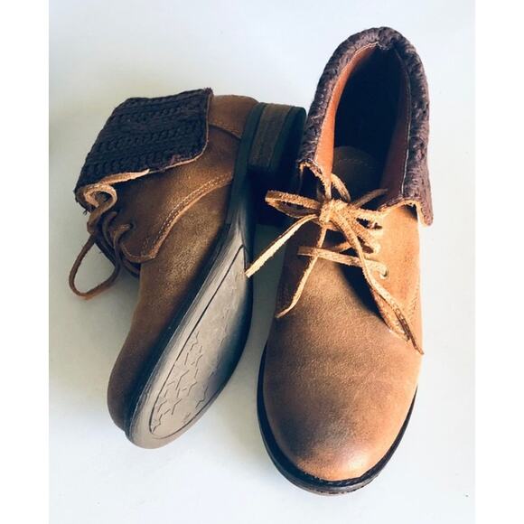 Sbicca 'Marymoor' Women's SZ 7 Ankle Boot Vintage Collection Fold Over Sweater - Picture 2 of 8